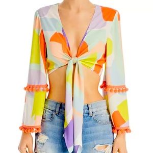 Alice and Olivia Haidee Top
